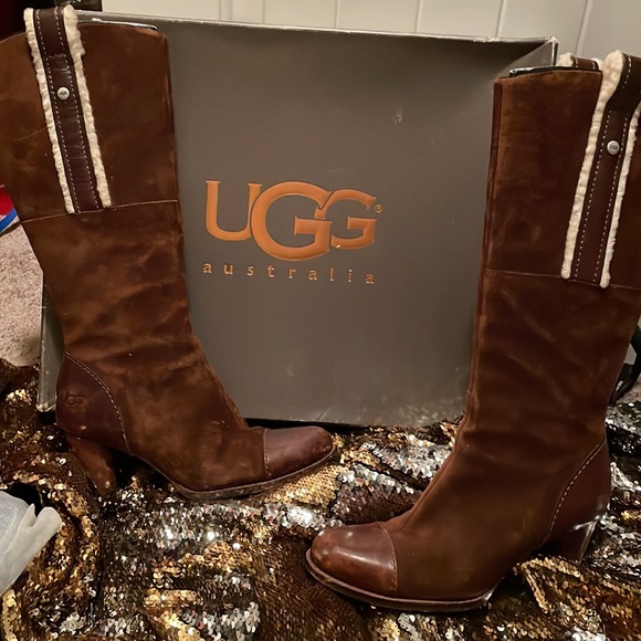 UGG Shoes - GUC UGG Australia brown Tess boots size 7